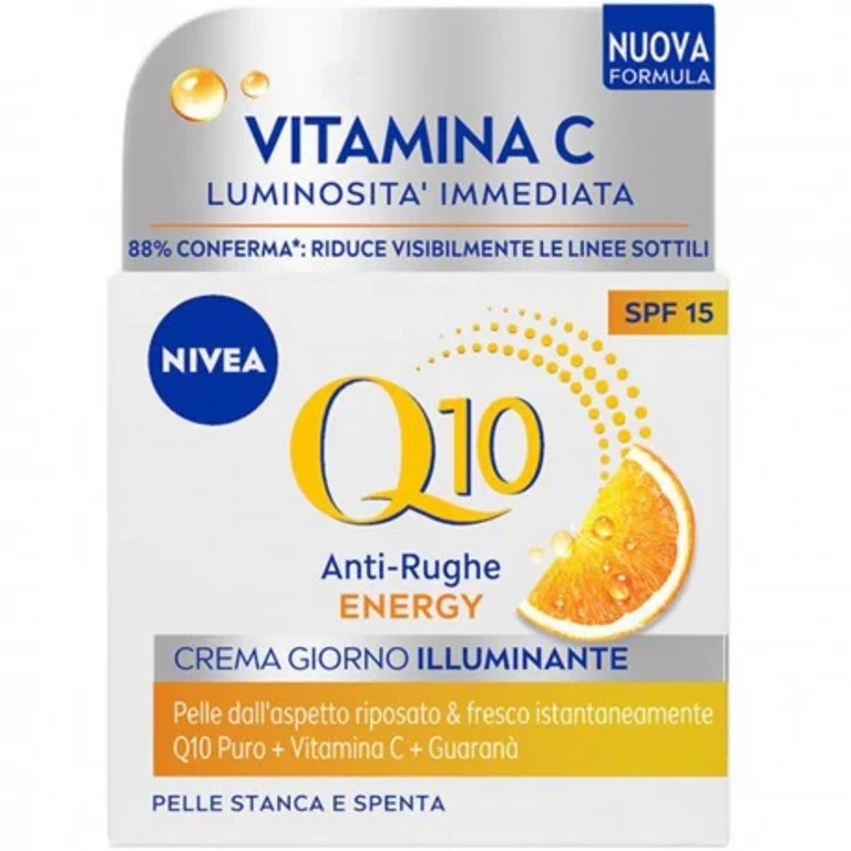 Face Q10 Energy Illuminating Anti-Wrinkle Day Cream Spf15 Tired And Dull Skin 50 Ml