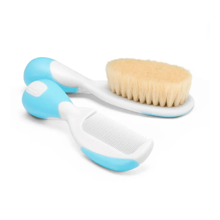 Spazzola e pettine Chicco per capelli naturali