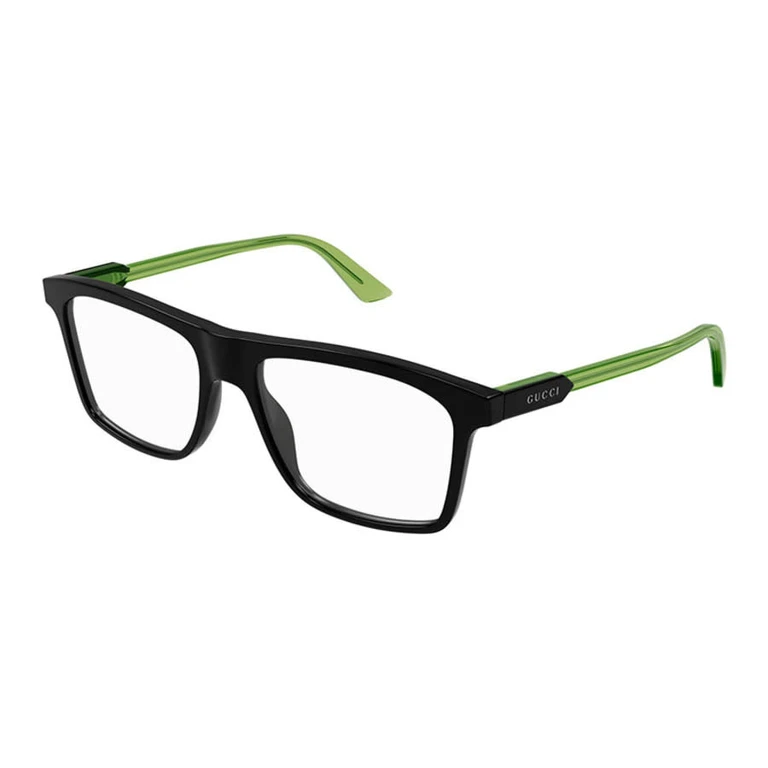 Unisex Black Square Eyeglass Frames GG1820O 006