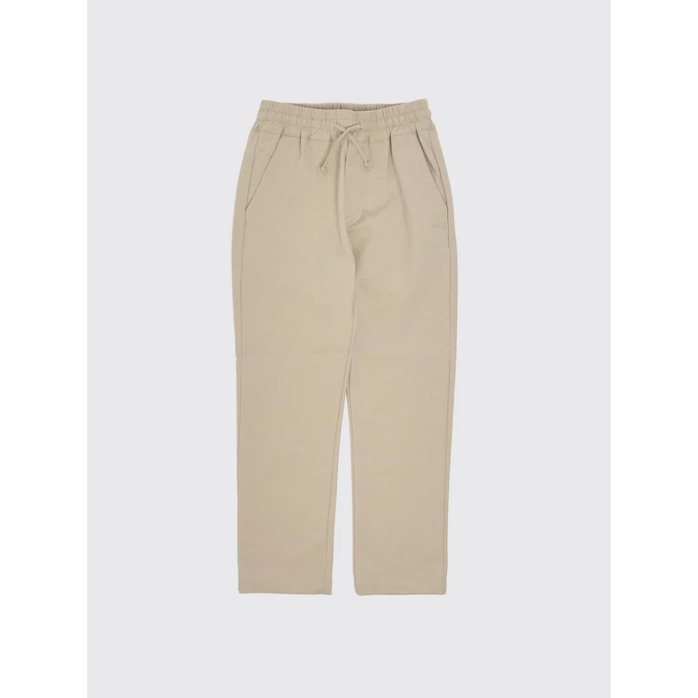 Cotton Blend Trousers with Drawstring (C1BJQI511T328320U)