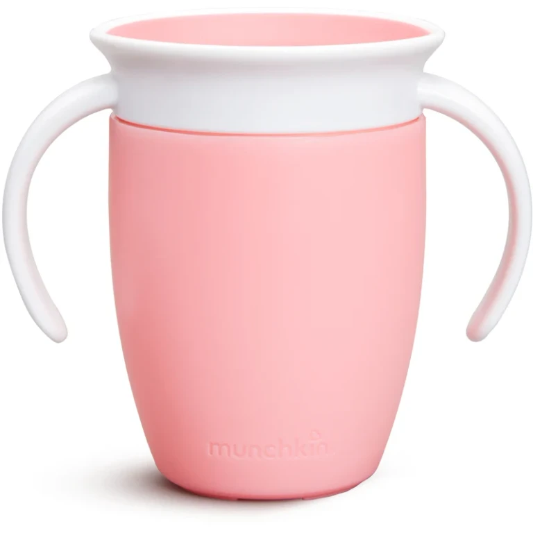 Miracle 360° non-spill cup with handles pink 6 months+ 207 ml