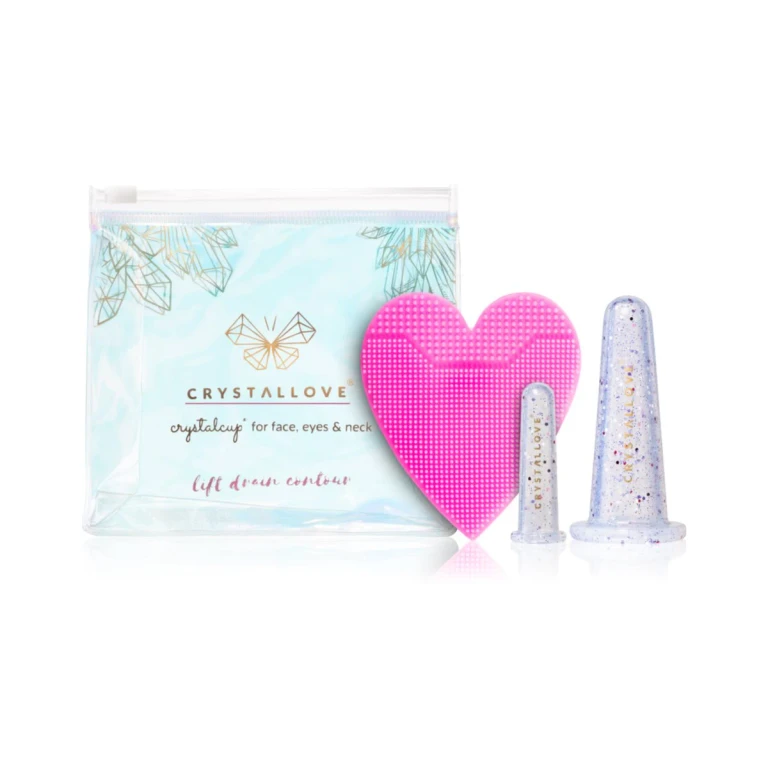 Crystalcup facial set massage tools for face and eye contour