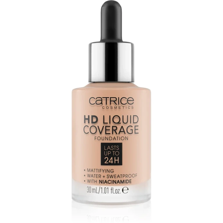 HD Liquid Coverage foundation color 020 Rose Beige 30 ml