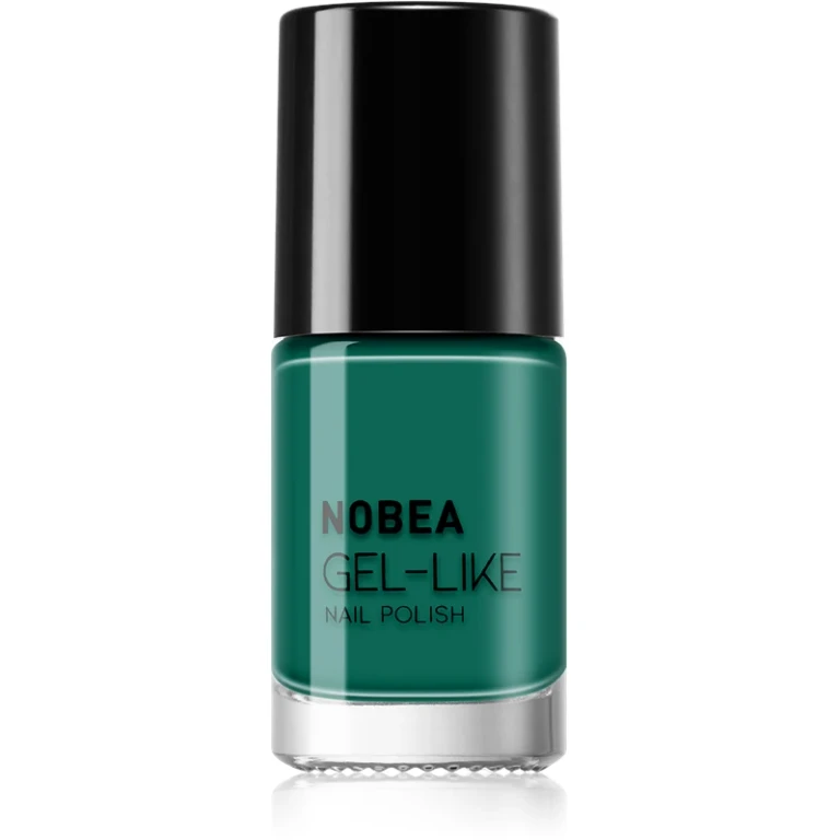 Day-to-Day Gel-like nail polish gel effect color #N65 Emerald green 6 ml