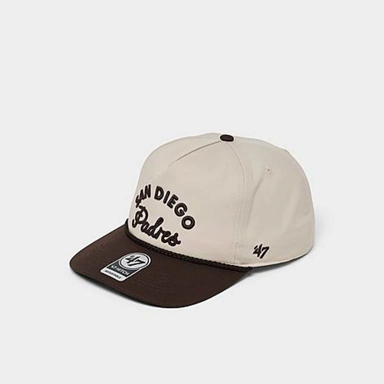 '47 San Diego Padres Rope Script Hitch Snapback Hat in Natural