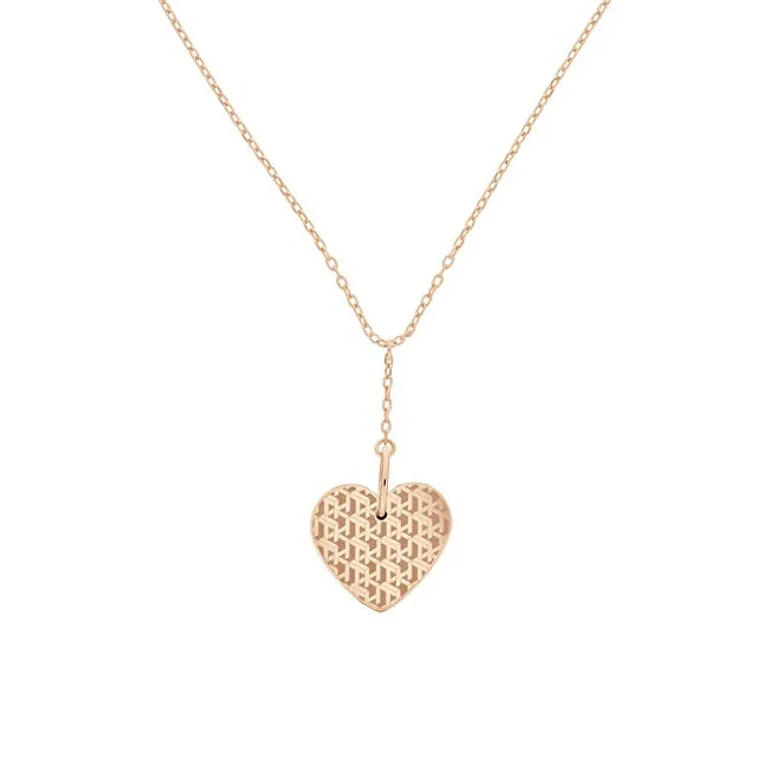 Steel Necklace with Heart Pendant Th2780289