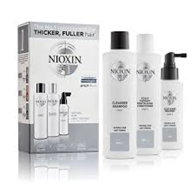 System 1 – Kit - Treatment for Natural Hair with Mild Thinning 3 U