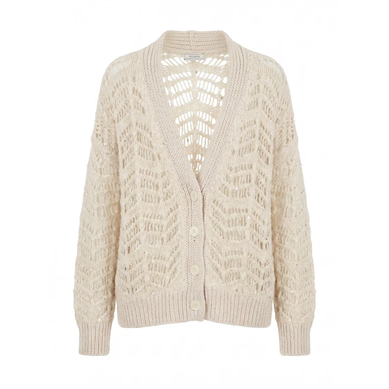 Cardigan - Weiß