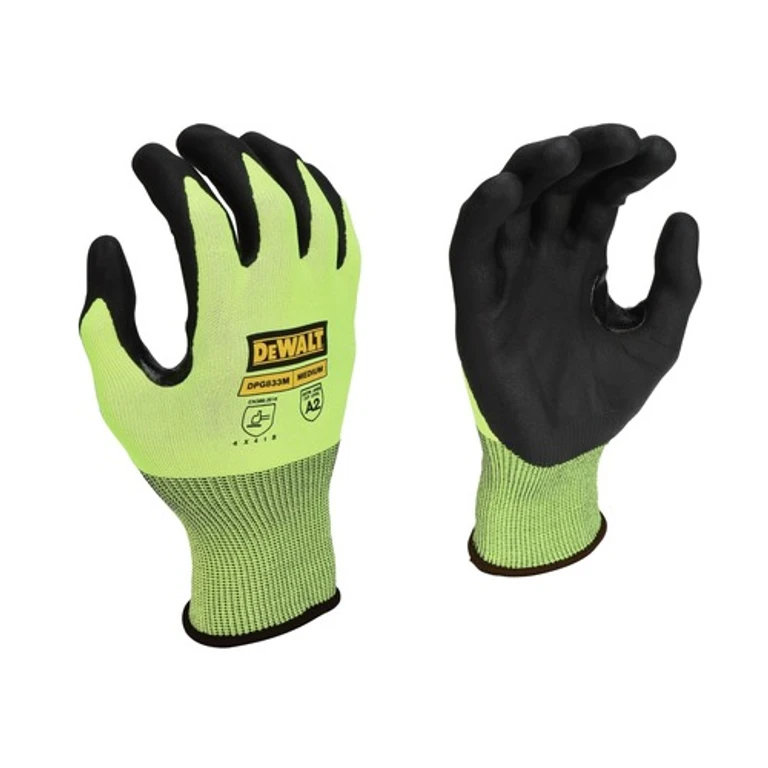 (12/Box) Tagged High-Visibility HPPE Cut Touchscreen Gloves - Medium