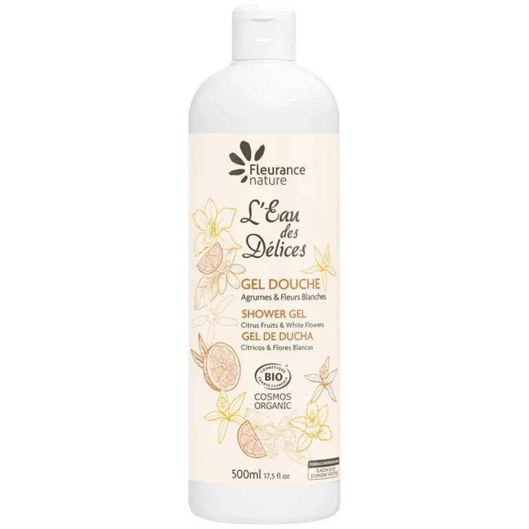 Shower Gel - Citrus Fruits & White Flowers - ORGANIC 500 ml