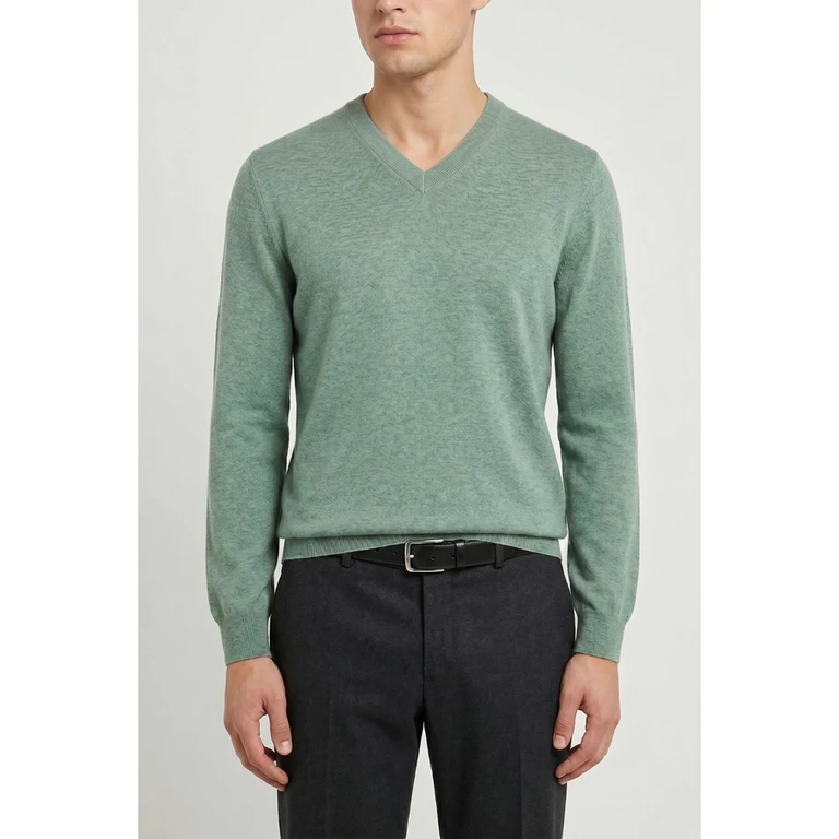Light Green Wool Sweater