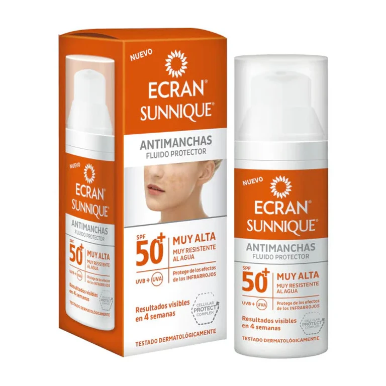 Sunnique Anti-stain sun protection fluid Spf50+ 50 ml