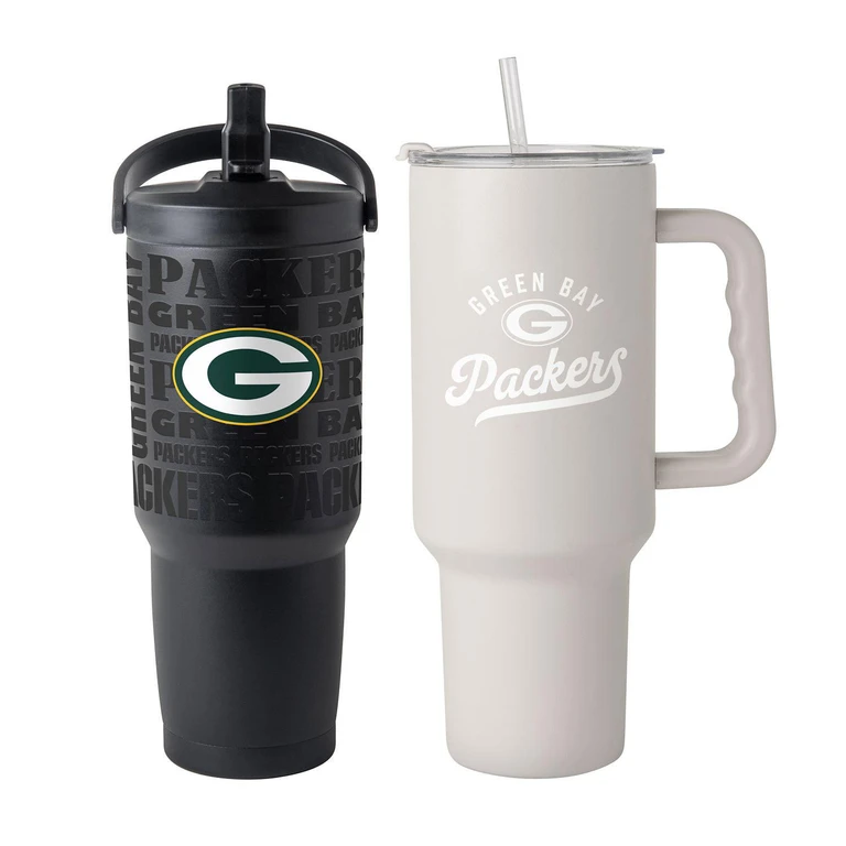 Green Bay Packers Stainless Steel Tumbler Set