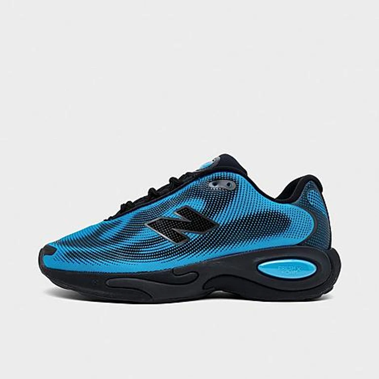 Men's AC Runner Running Shoes in Black/Blue Size: 7.5