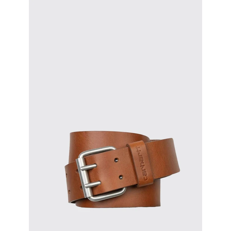 Double Script Leather Belt (I03610514EXX)