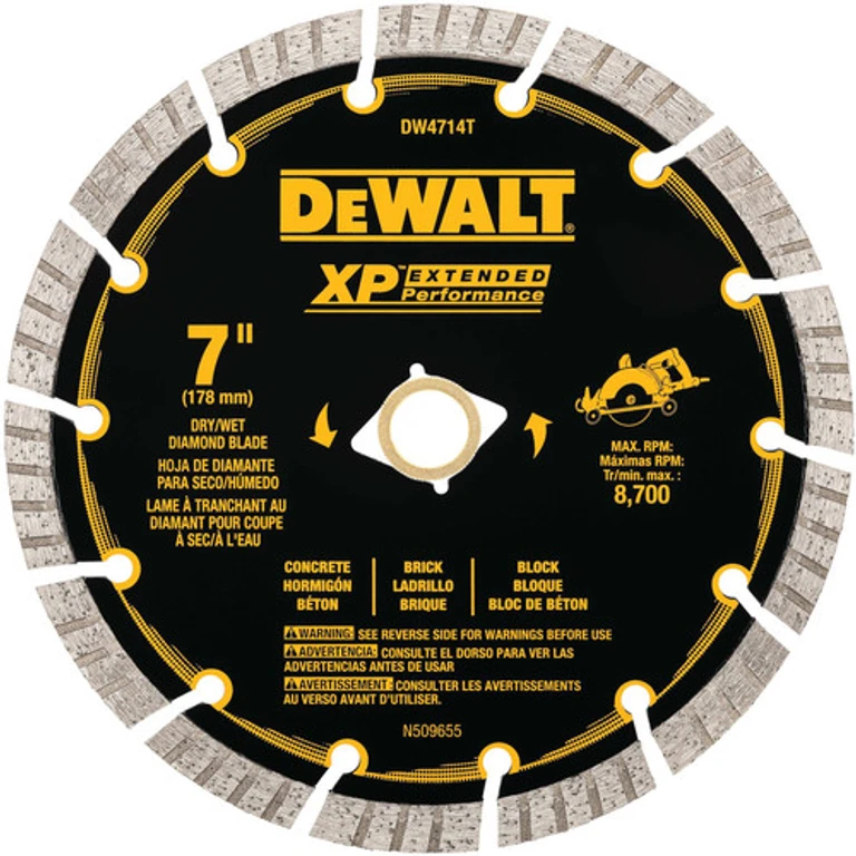 7 in. XP Turbo Segmented Diamond Blade