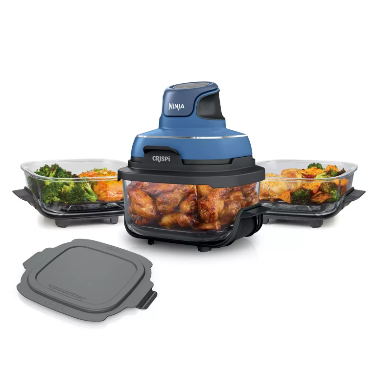 Crispi 5-in-1 Portable Glass Air Fryer Cooking System