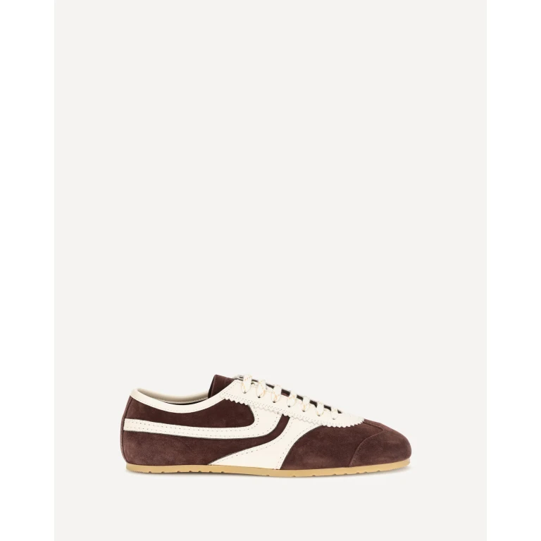 Leather panelled Sneakers Male 42
