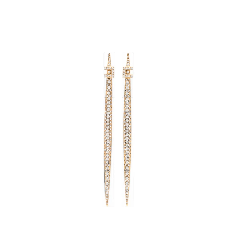 Crystal-embellished Drop Earrings