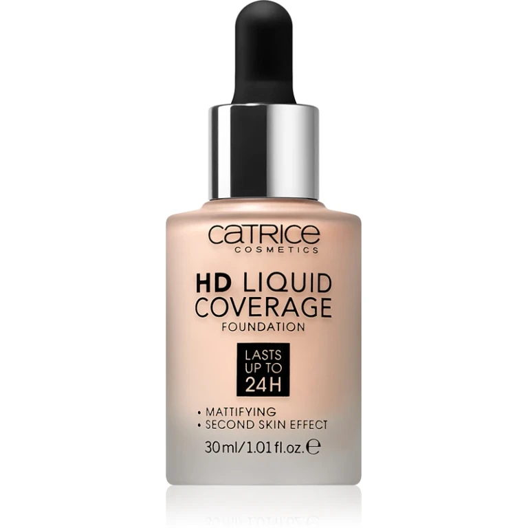 HD Liquid Coverage foundation color 002 Porcelain Beige 30 ml