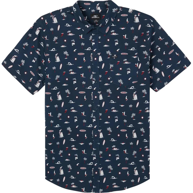 Quiver Stretch Short Sleeve Shirt - Boys
