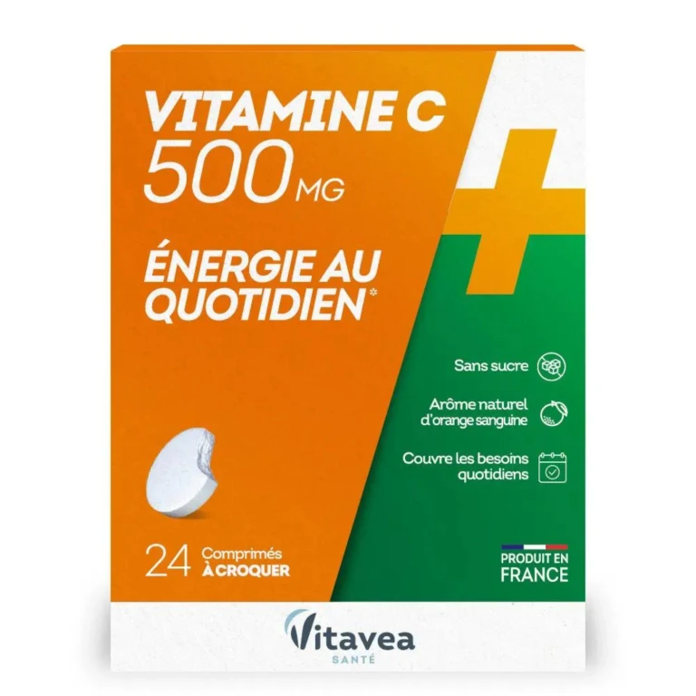 Nutrisanté Vitamin C 500mg Daily Energy 24 chewable tablets