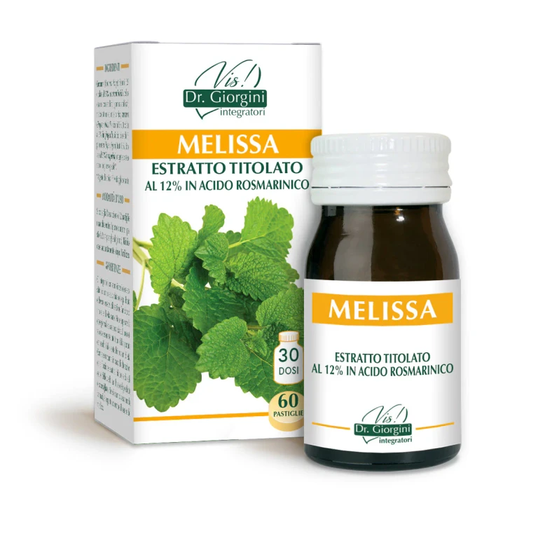 lemon balm titrated extract 60 tablets of 500 mg - 30 gr