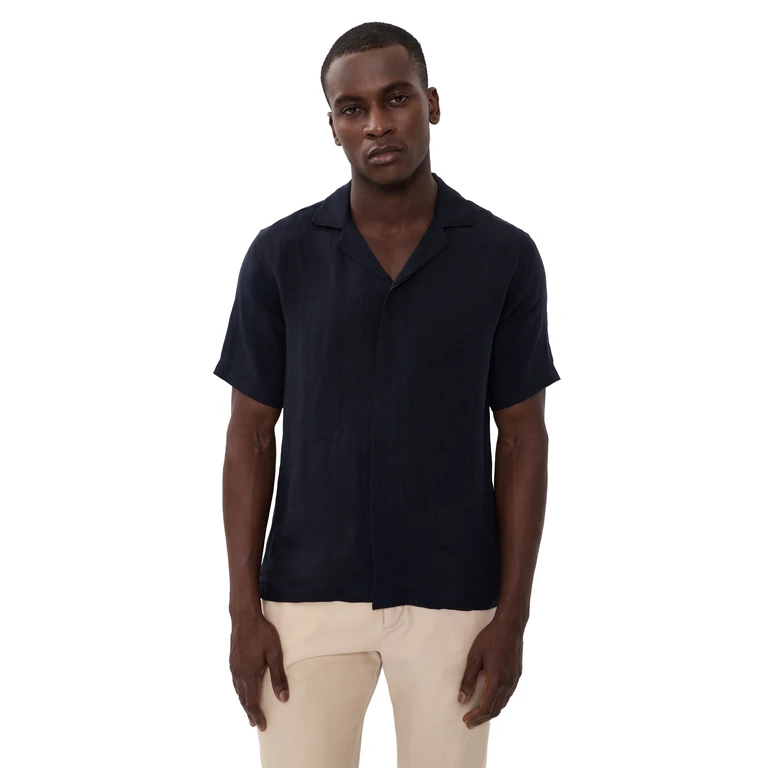 Maitan II Linen Shirt Night Iris S
