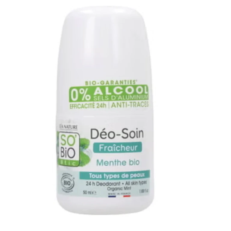 LÉa nature so bio étic Refreshing Mint Roll-on Deodorant, 50 ml