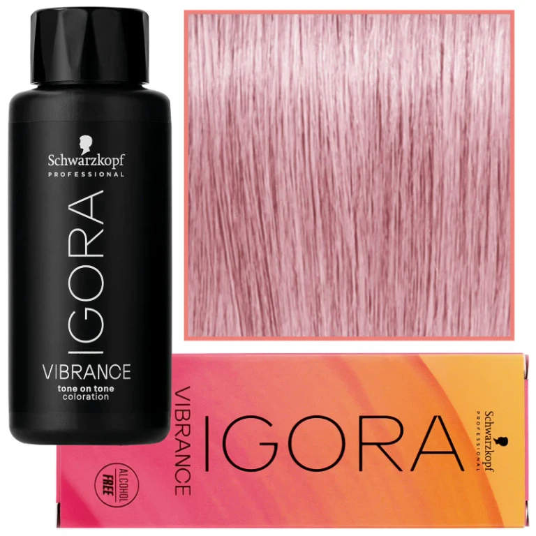 Professional Igora Vibrance 半永久染发剂 10-19 灰紫色金发