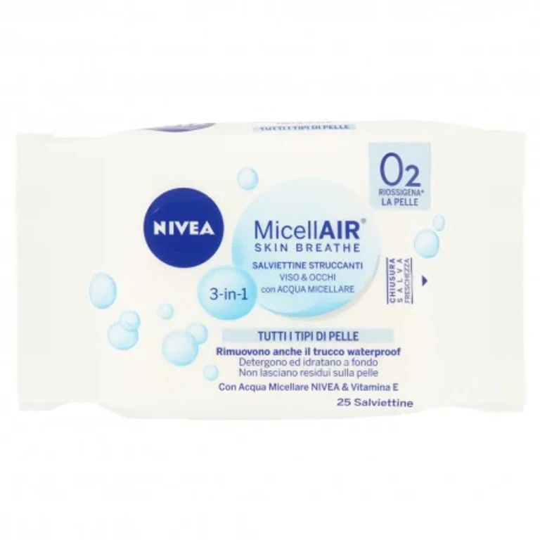 Micellar Water Makeup Remover Wipes 25 Pieces