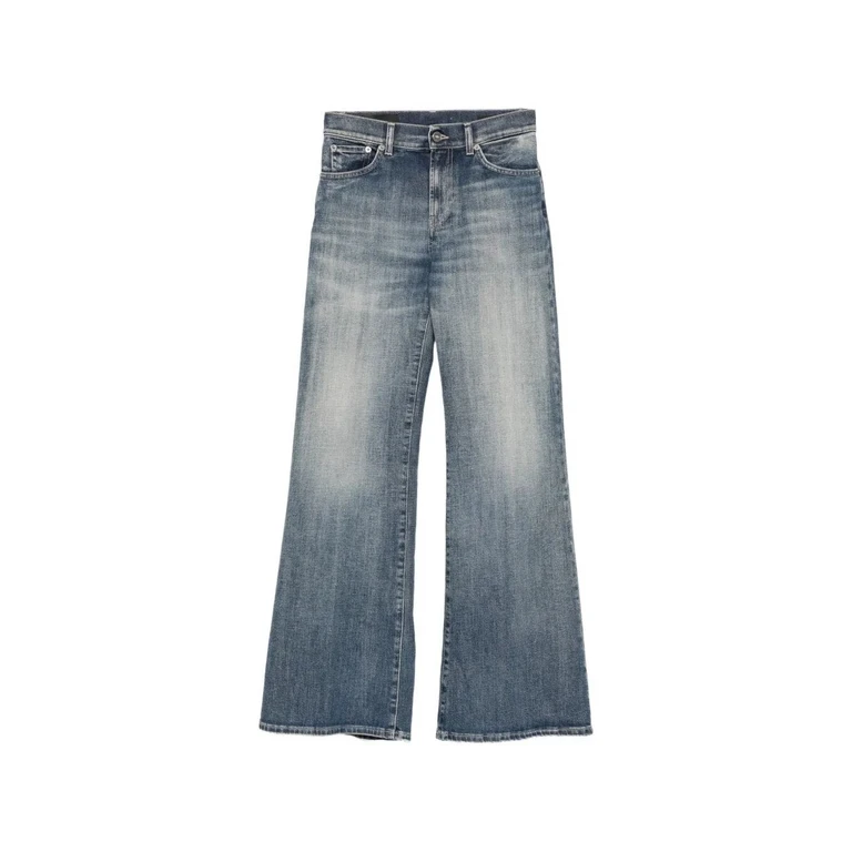 `Amber` Wide Leg 5-Pocket Jeans