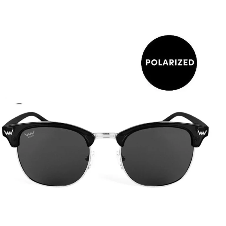 Brigida Metal Black Polarized Sunglasses