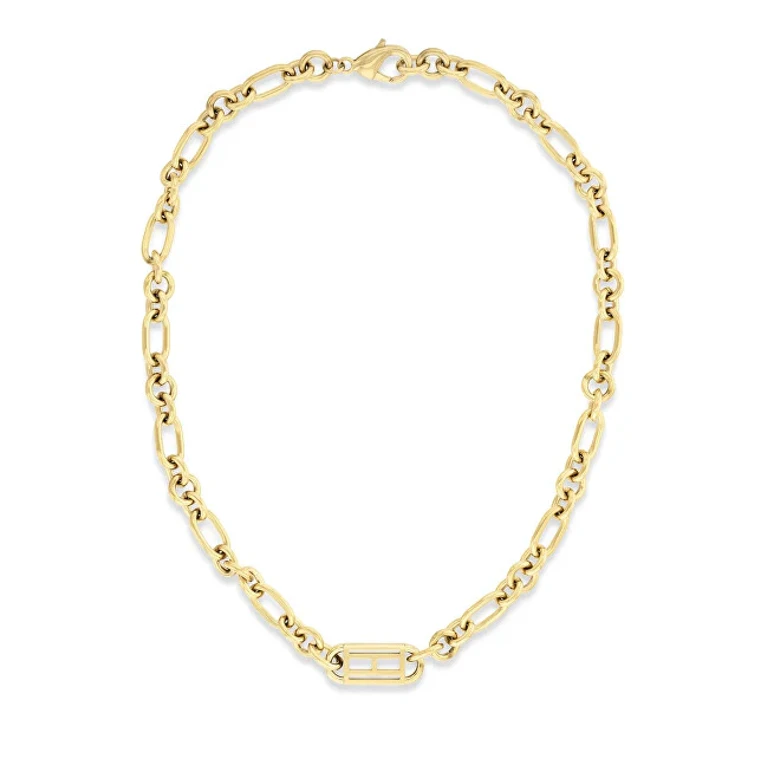 Gold Plated Necklace Without Tempo New Mellie 2780973