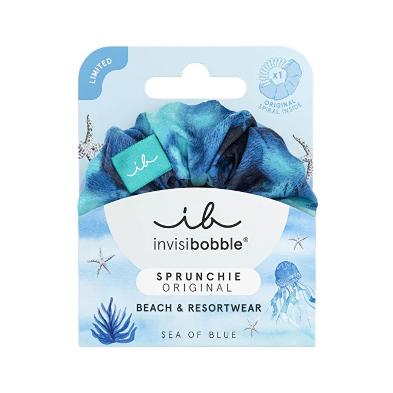 Sprunchie Bikini Sea Of Blues Hairband