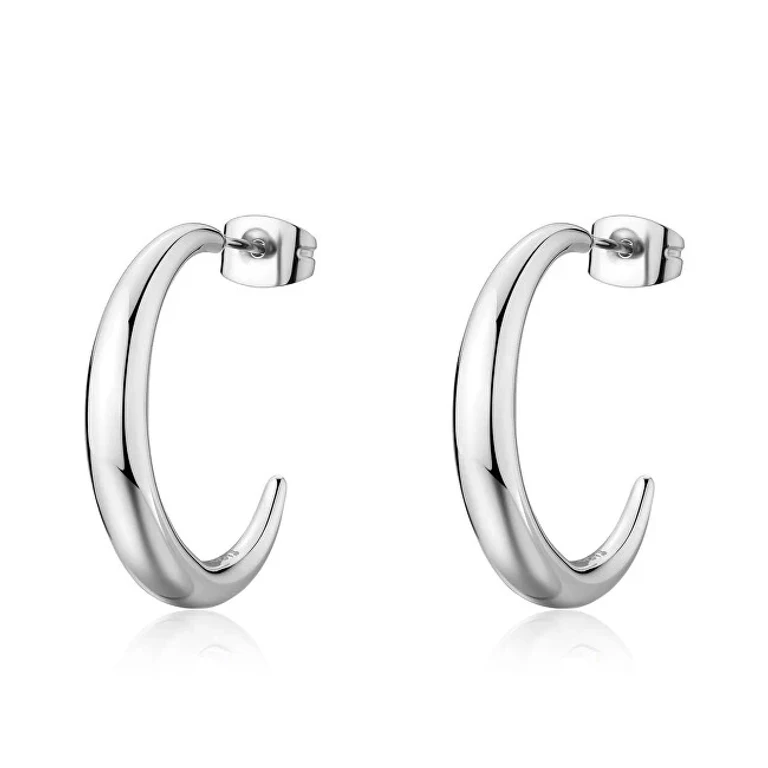 Round Steel Earrings Shk122