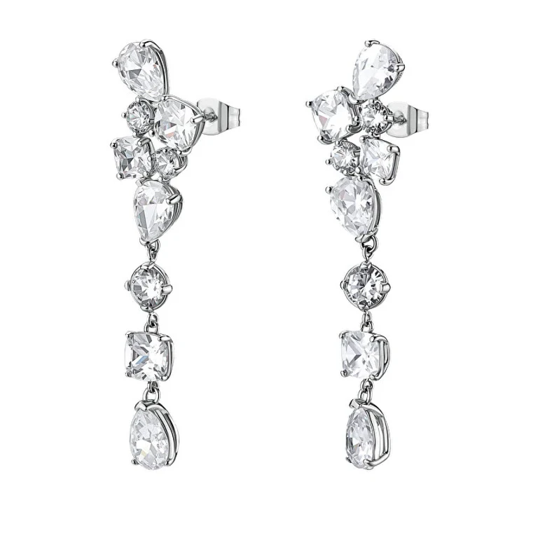 Luxurious Drop Earrings with Clear Cubic Zirconia Dreaming Big24