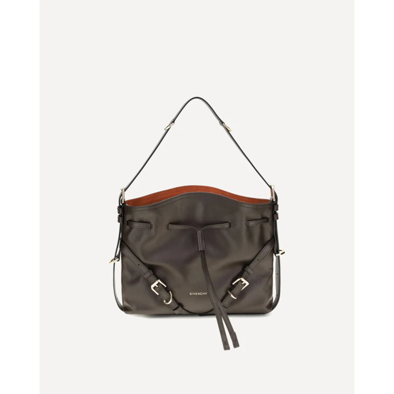 Small Voyou Bucket Handbag in glossy leather Female UNI