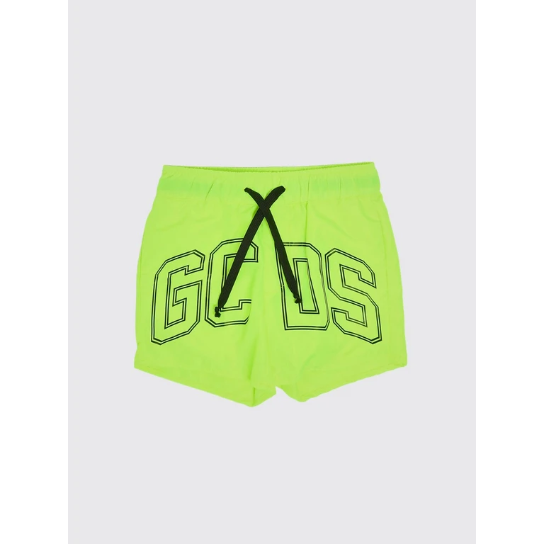 Boy's Polyester Swim Shorts with Contrast Logo (C1BKQS525T016207)