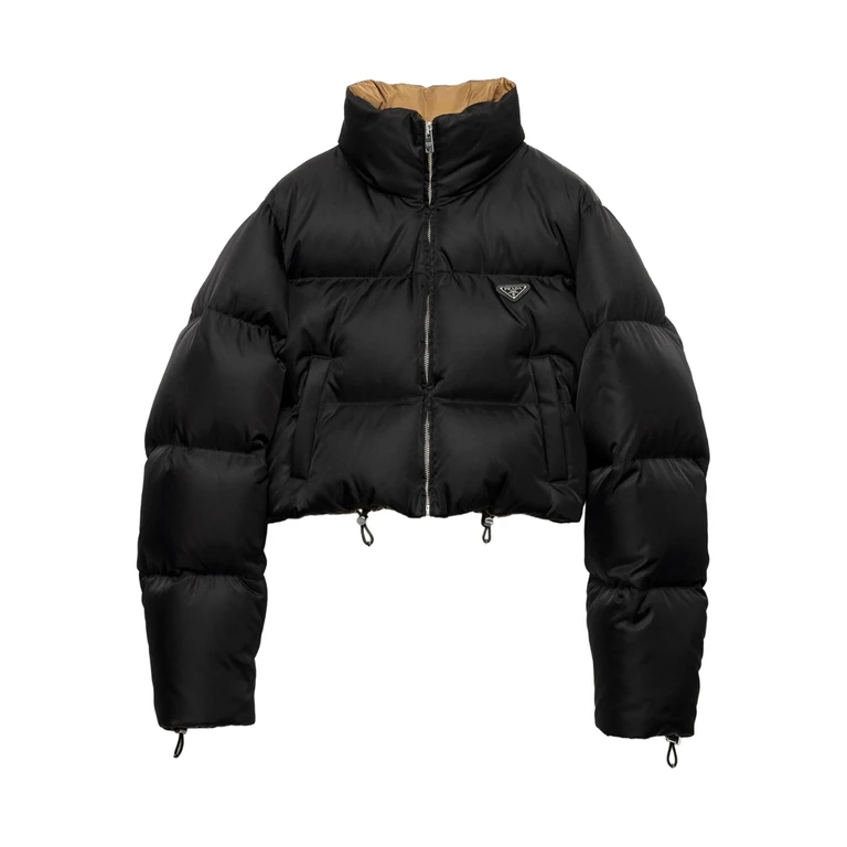 Cropped Re-nylon Down Jacket