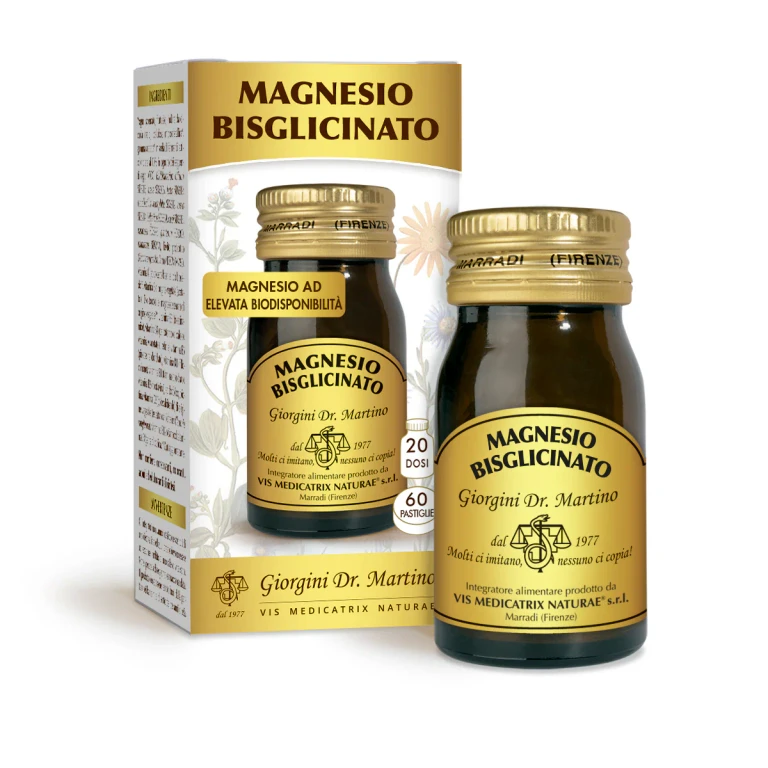 Magnesium Bisglycinate 180 tablets 500 mg - 90 gr