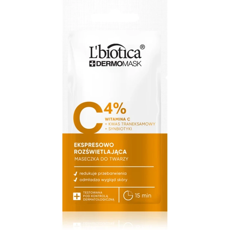 DermoMask C 4% illuminating face mask 8 ml