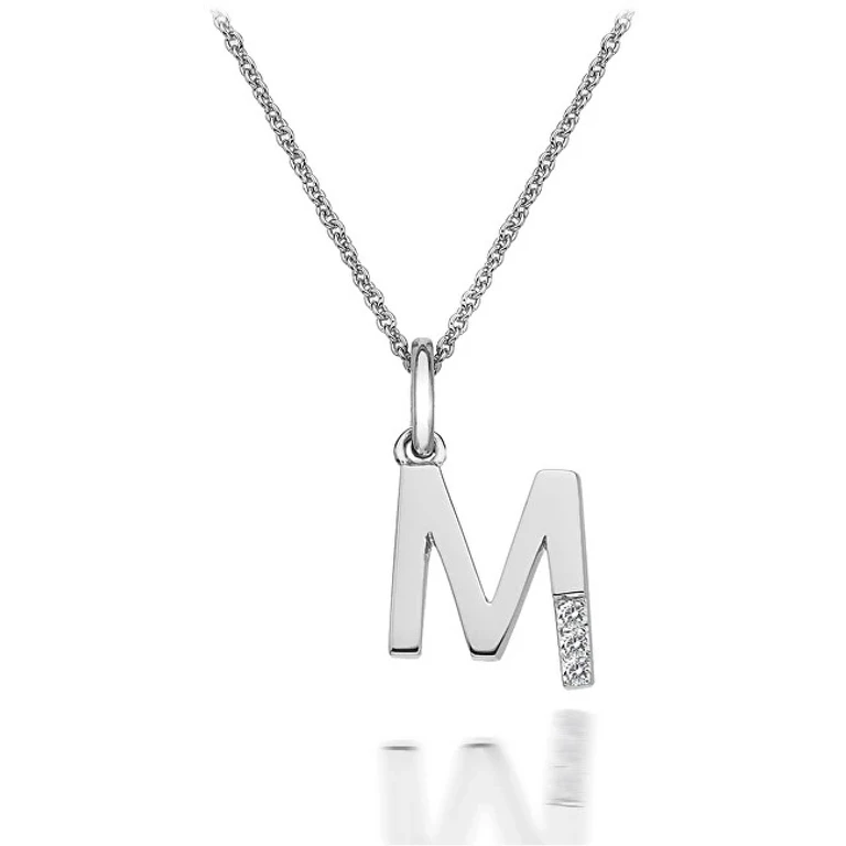 Necklace Hot Diamonds Micro M Classic Dp413 (Chain, Pendant)