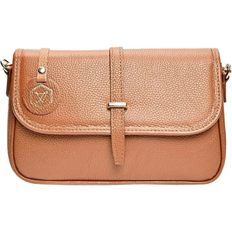 Women's Leather Shoulder Bag 1938 cognac