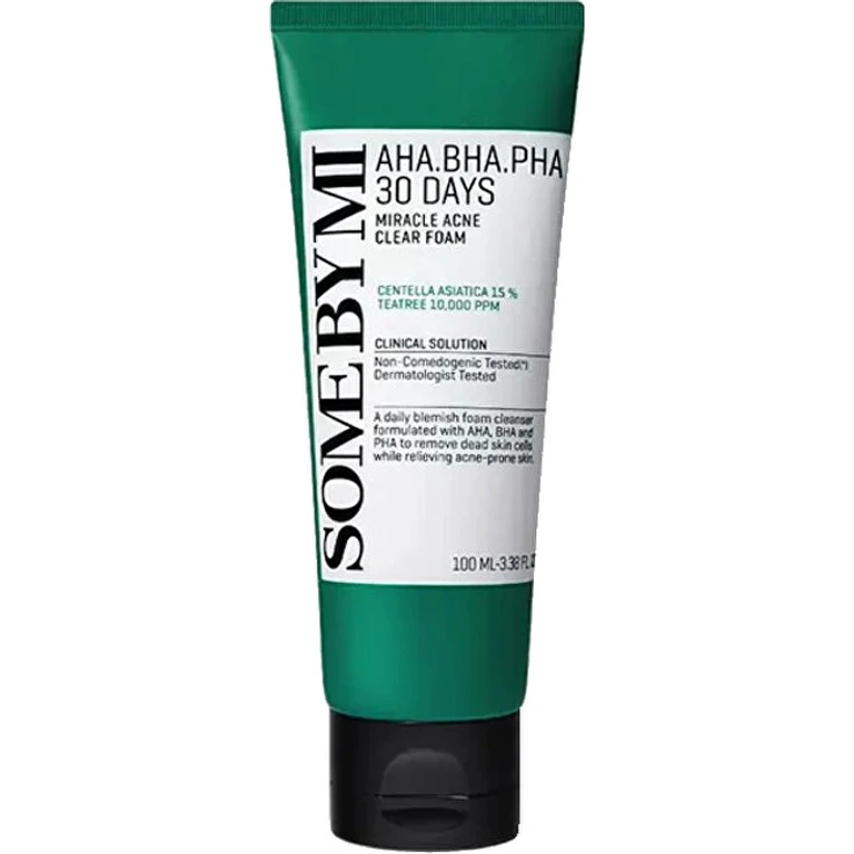Aha Bha Pha 30 Days Cleansing Foam (Miracle Acne Clear Foam) 100 Ml
