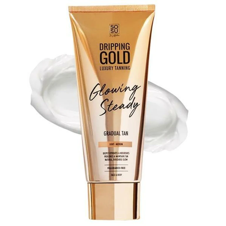 Self-tanning cream medium light Dripping Gold Glowing Steady 200ml