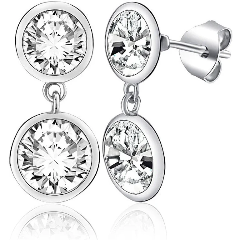 Silver Earrings with Cubic Zirconia Lucy Jjje830E