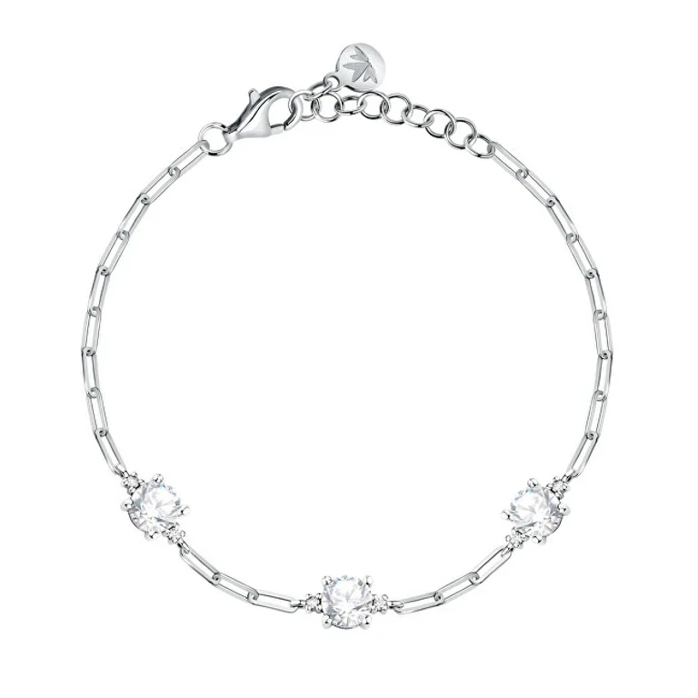 Women's Silver Bracelet with Cubic Zirconia Tesori Saiw297