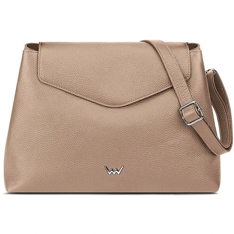 Women's Leather Handbag Veyra Beige