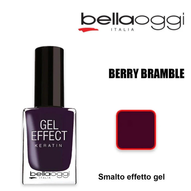 Gel-Effekt Keratin Nagellack - Berry Bramble